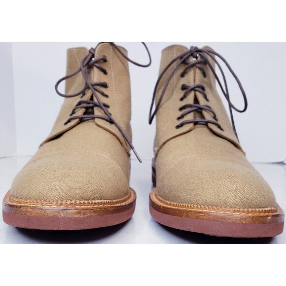 TAFT *The Jack (?) Boot* Cap Toe Khaki Handmade in Spain Men's Size EU 43/US 10 - Picture 9 of 16